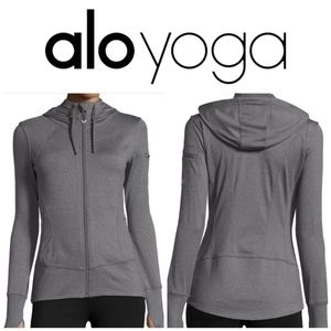 Alo Yoga Shelter Zip up hooded jacket